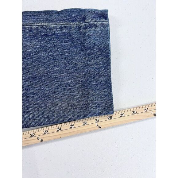 Levi Strauss Signature Men's 33 X 32 Relaxed Straight Denim Jeans Riding Cowboy - Picture 9 of 10